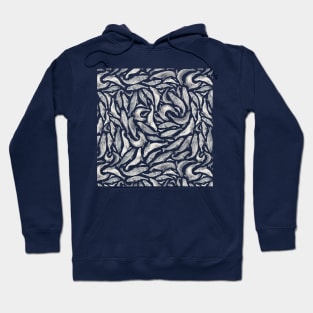 Watercolour Seal and Sea Lions Hoodie